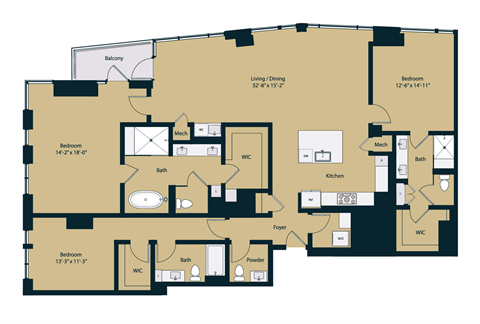 1620 Sansom Street Studio-3 Beds Apartment for Rent - Photo Gallery 38